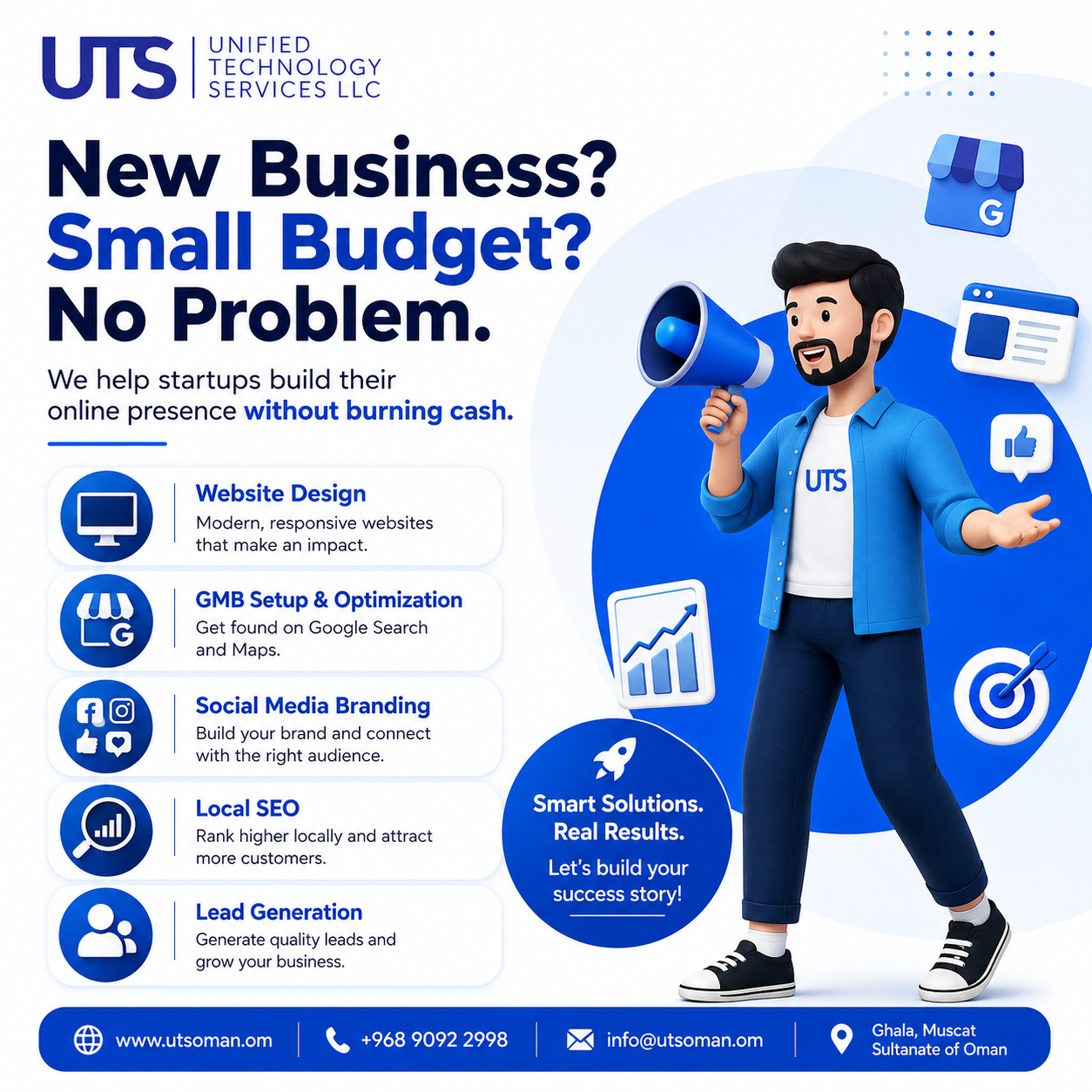 New Business, Small Budget? Online Presence Guide | UTS